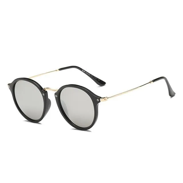 Round Vintage Sunglasses for Women Fashionable Women Sunglasses