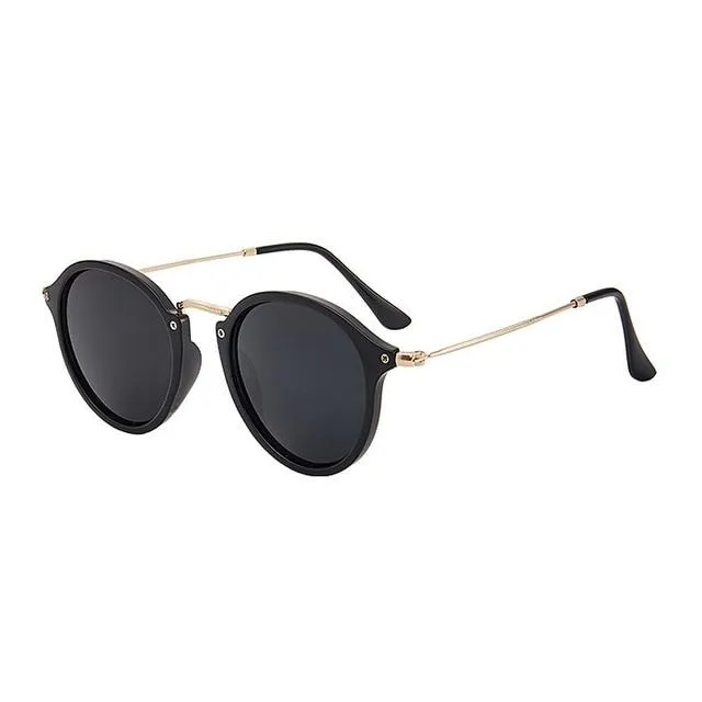 Round Vintage Sunglasses for Women Fashionable Women Sunglasses