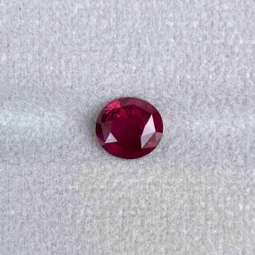 ruby stone with ring stone in silver red gemstone, natural stone jewelry rings gemstone jewelry precious stone. Natural ruby stone ring 1.91 crt