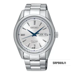 Seiko Presage (Japan Made) Automatic Silver Stainless Steel Band Watch SRPB69J1 (Not For EU Buyers) (LOCAL BUYERS ONLY)