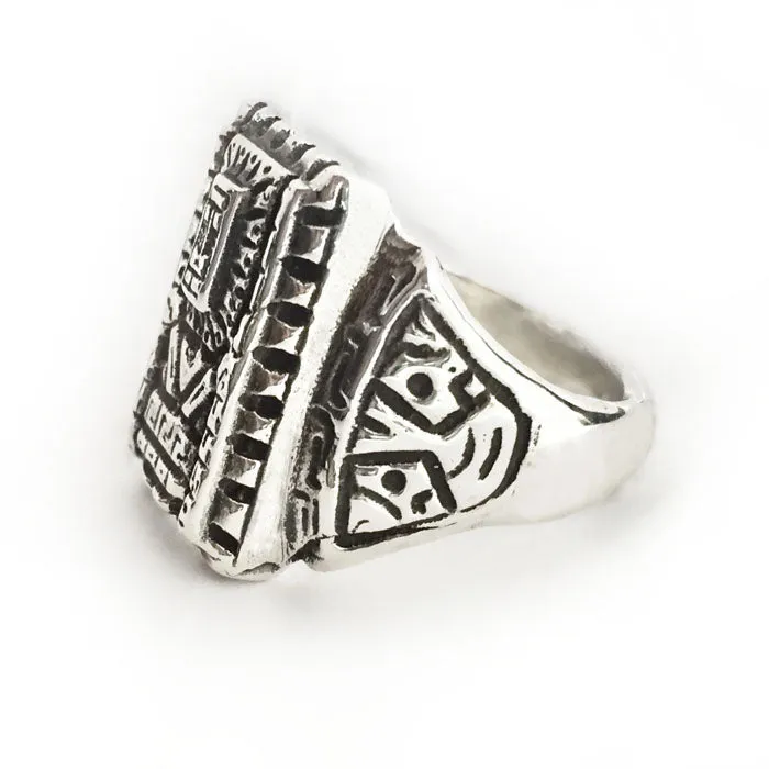 Silver Wiracocha Signet Style Ring