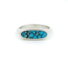 Silver x Hubei Turquoise Pill Inlay