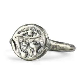 Small Hieroglyph Signet Ring