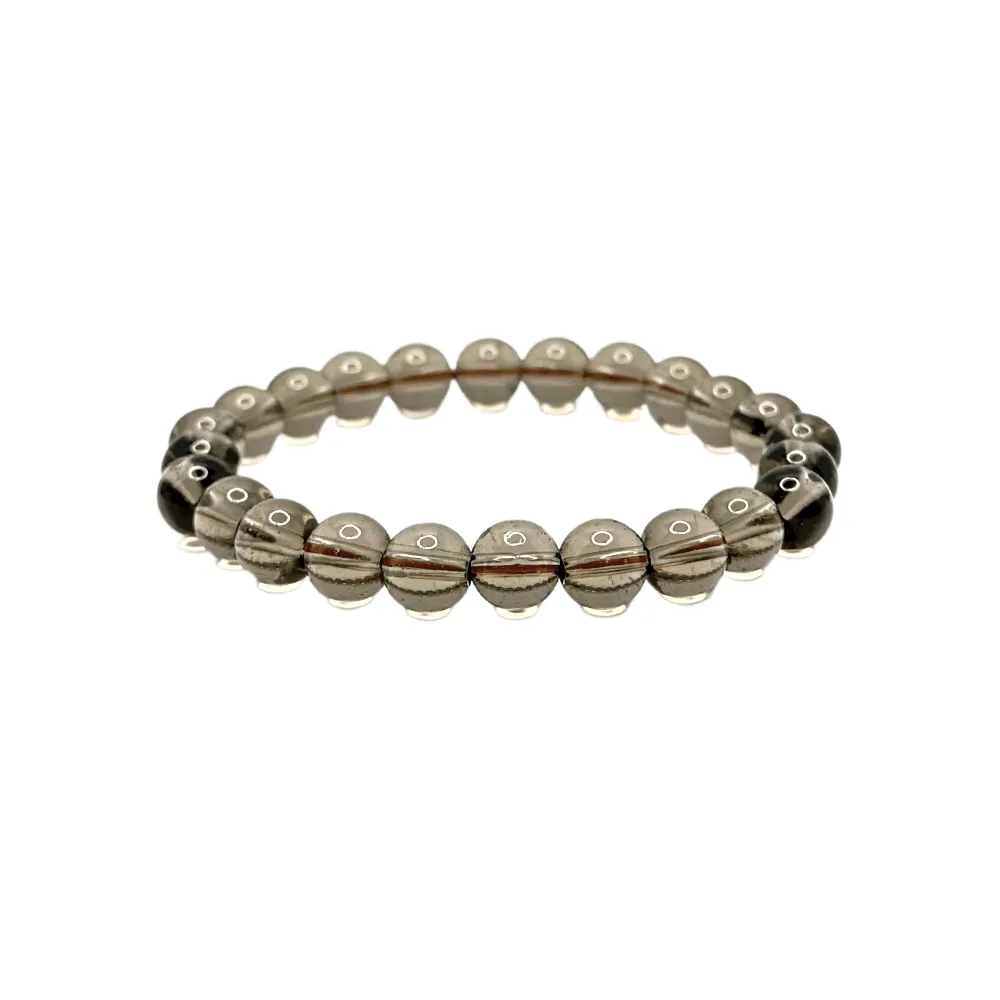 Smoky Quartz Crystal Bracelet - Grounding | Concentration | Communication