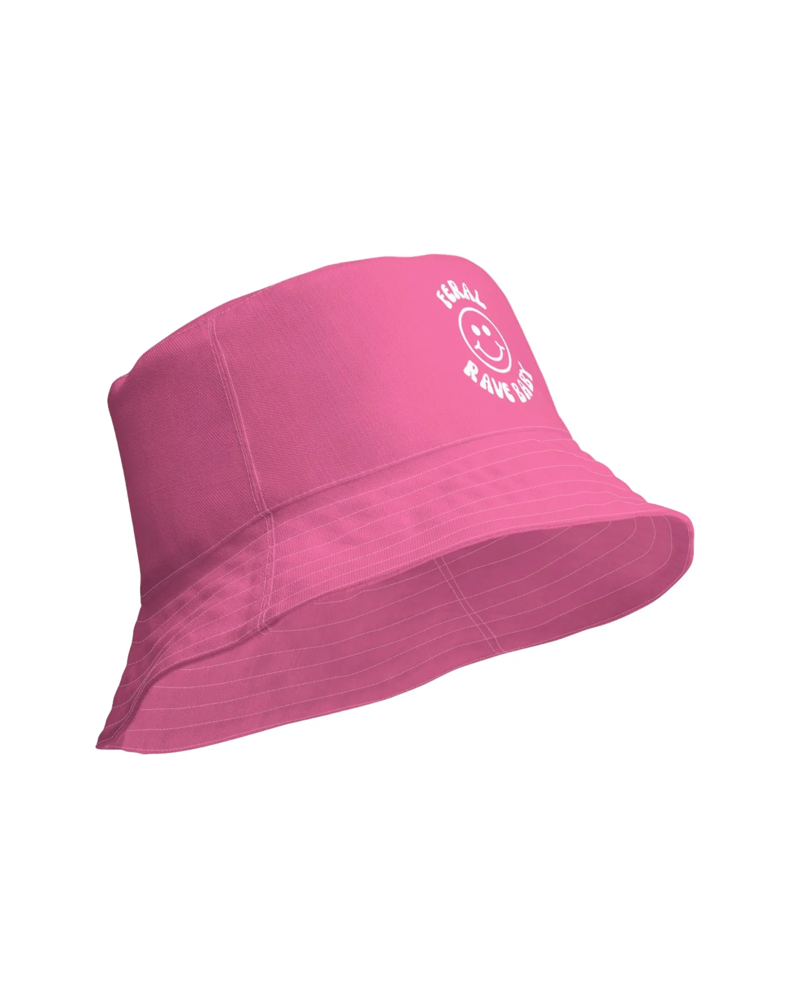 Somebody's Feral Rave Baby Reversible Bucket Hat