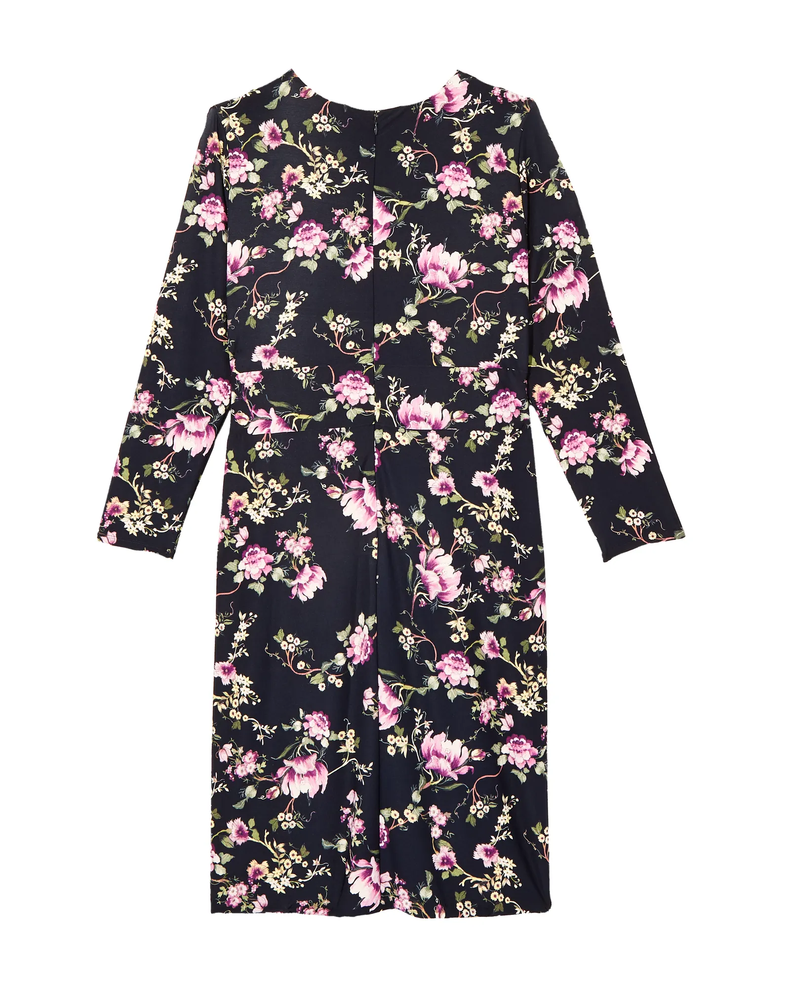 Stamford Long Sleeve Dress | Navy / Pink