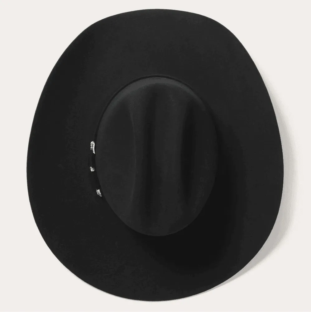 Stetson 30X El Patron 75 Premier Black Fur Felt Western Cowboy Hat SFEPTN-72420