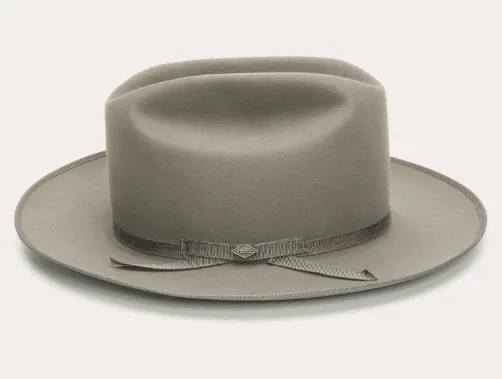 Stetson 6X Pure Open Road Grey Phantom Felt Western Cowboy Hat TFPRORB0526