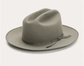 Stetson 6X Pure Open Road Grey Phantom Felt Western Cowboy Hat TFPRORB0526