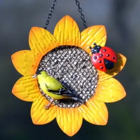 Sunflower Mesh Bird Feeder