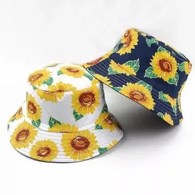 Sunflower reversible bucket hat 🌻💛