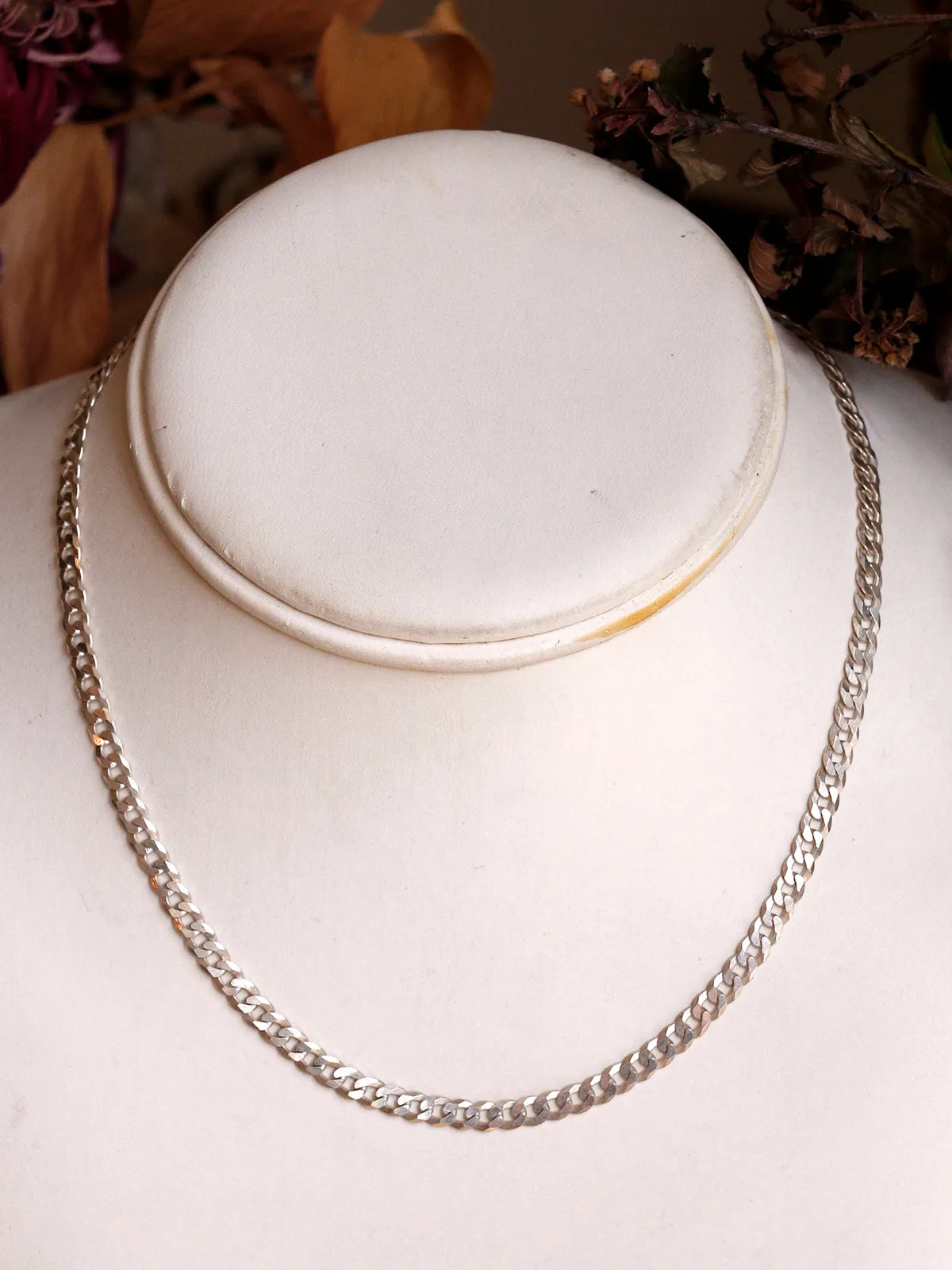 Susan Rifkin Silver Curb Chain Necklace