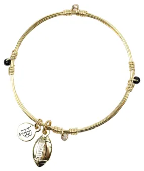 The Gameday Bangle - Black & Gold