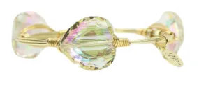 The Iridescent Heart Bangle Bracelet