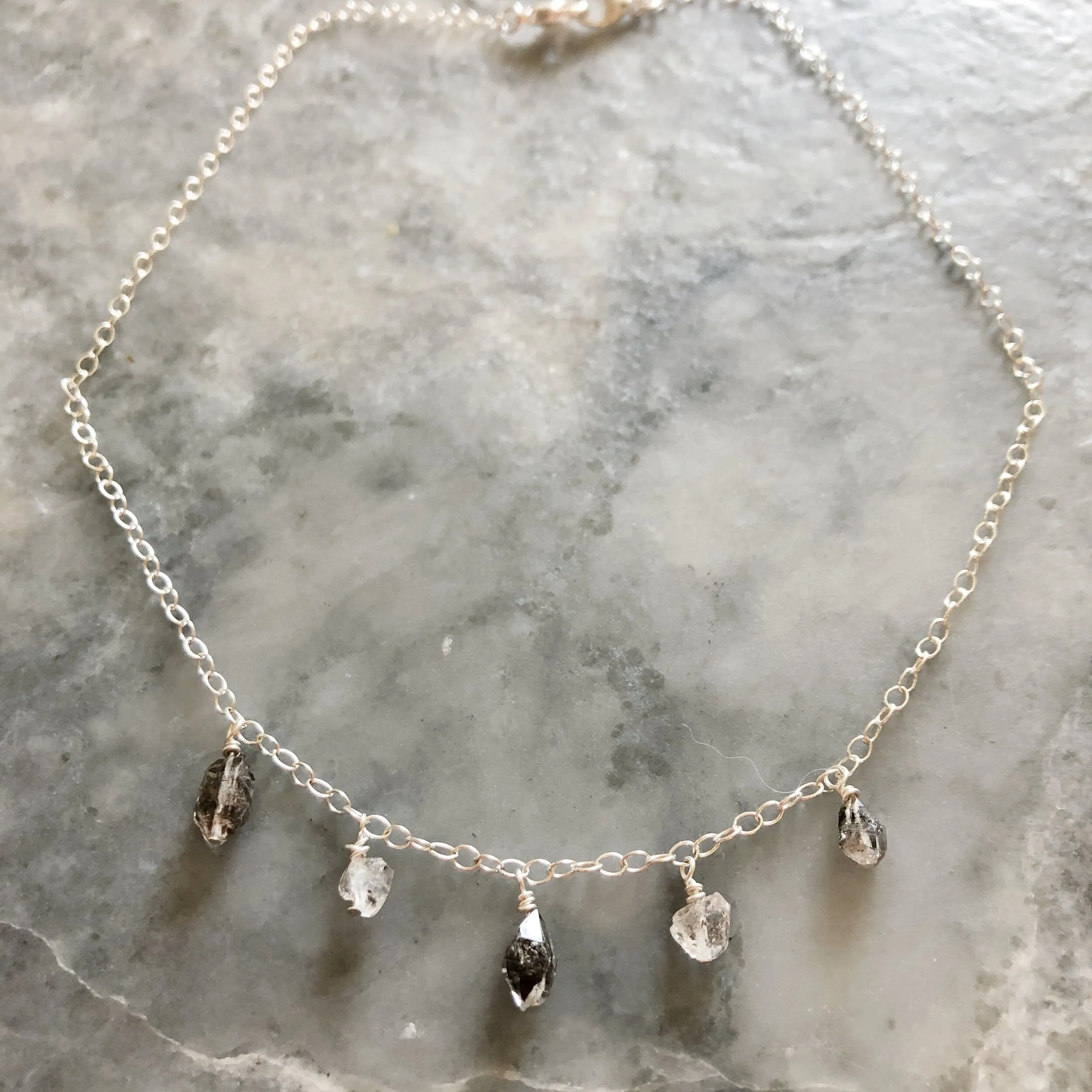 The Peacekeeper- Dainty Silver Layering Necklace (15.5 inches)