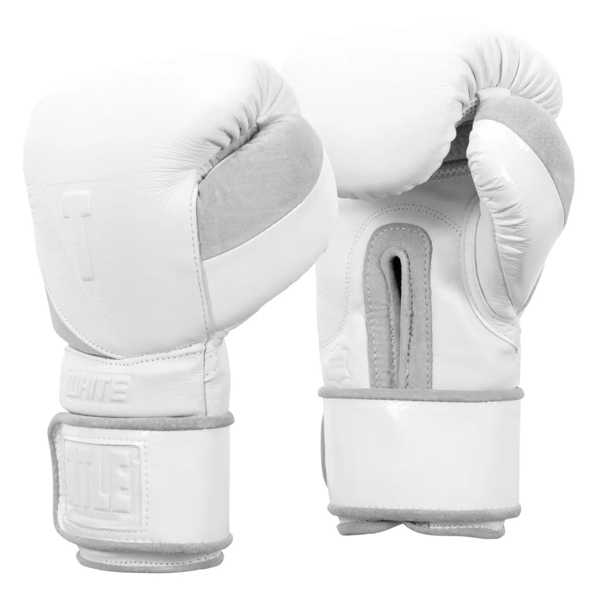 TITLE White Boxing Training Gloves 2.0