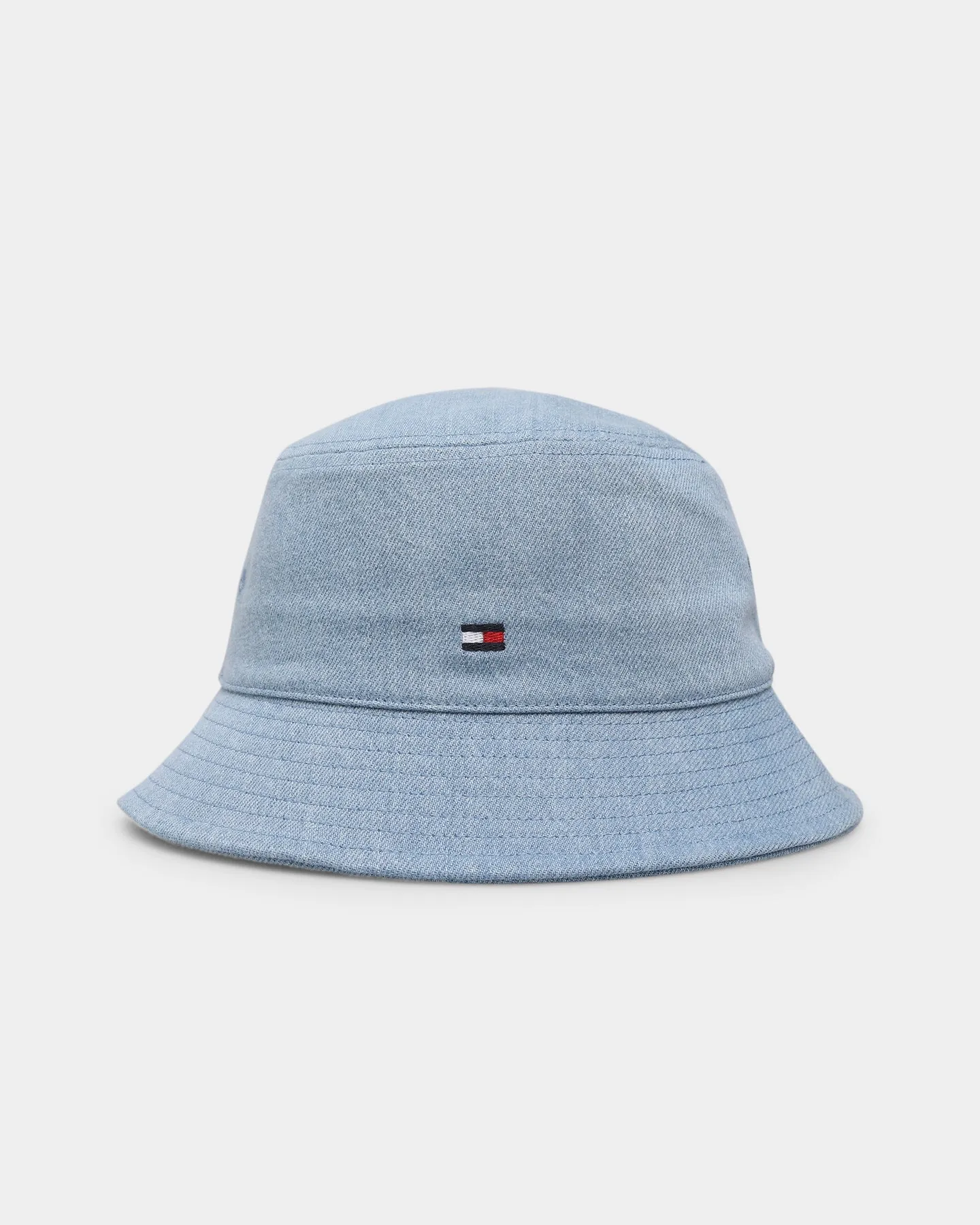 Tommy Hilfiger Kids' Small Flag Denim Bucket Hat Denim Hat Denim Blue