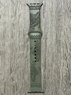 Tribal Honu Engraved iWatch Band