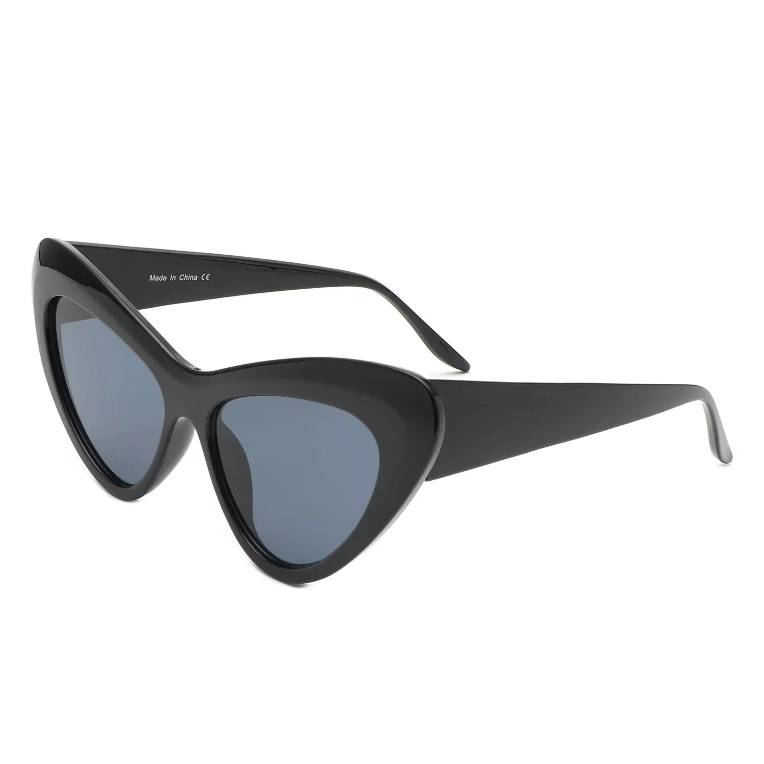 Twinge - High Pointed Cat Eye Fashion Sunglasses for Women