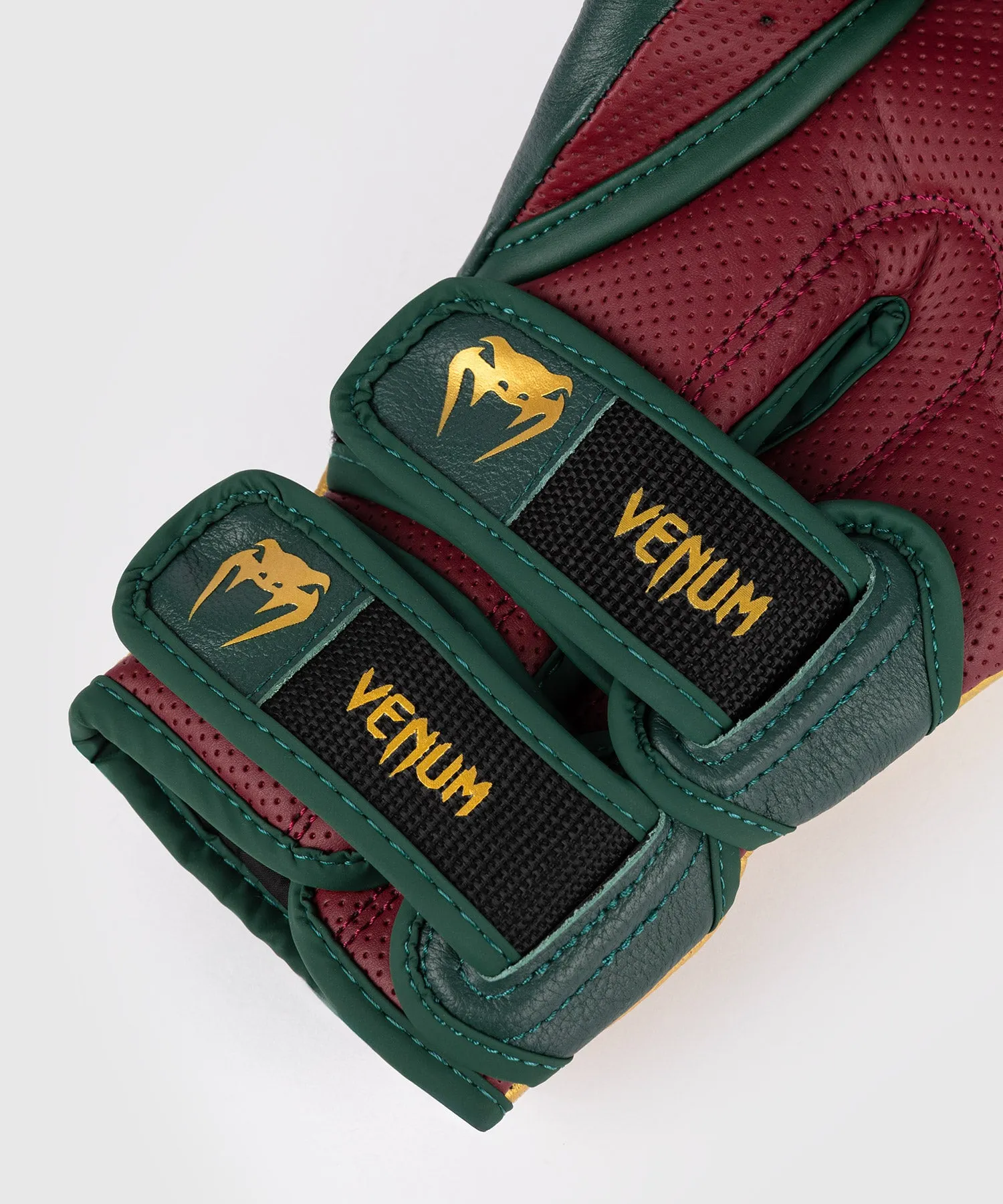 Venum Reverso Boxing Gloves - Emerald Green / Gold