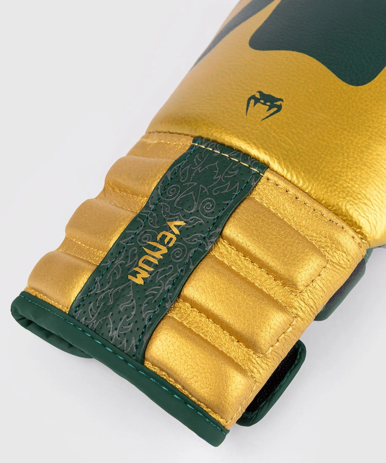 Venum Reverso Boxing Gloves - Emerald Green / Gold