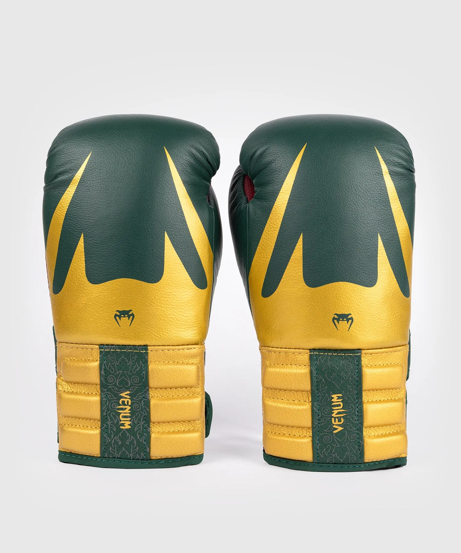 Venum Reverso Boxing Gloves - Emerald Green / Gold