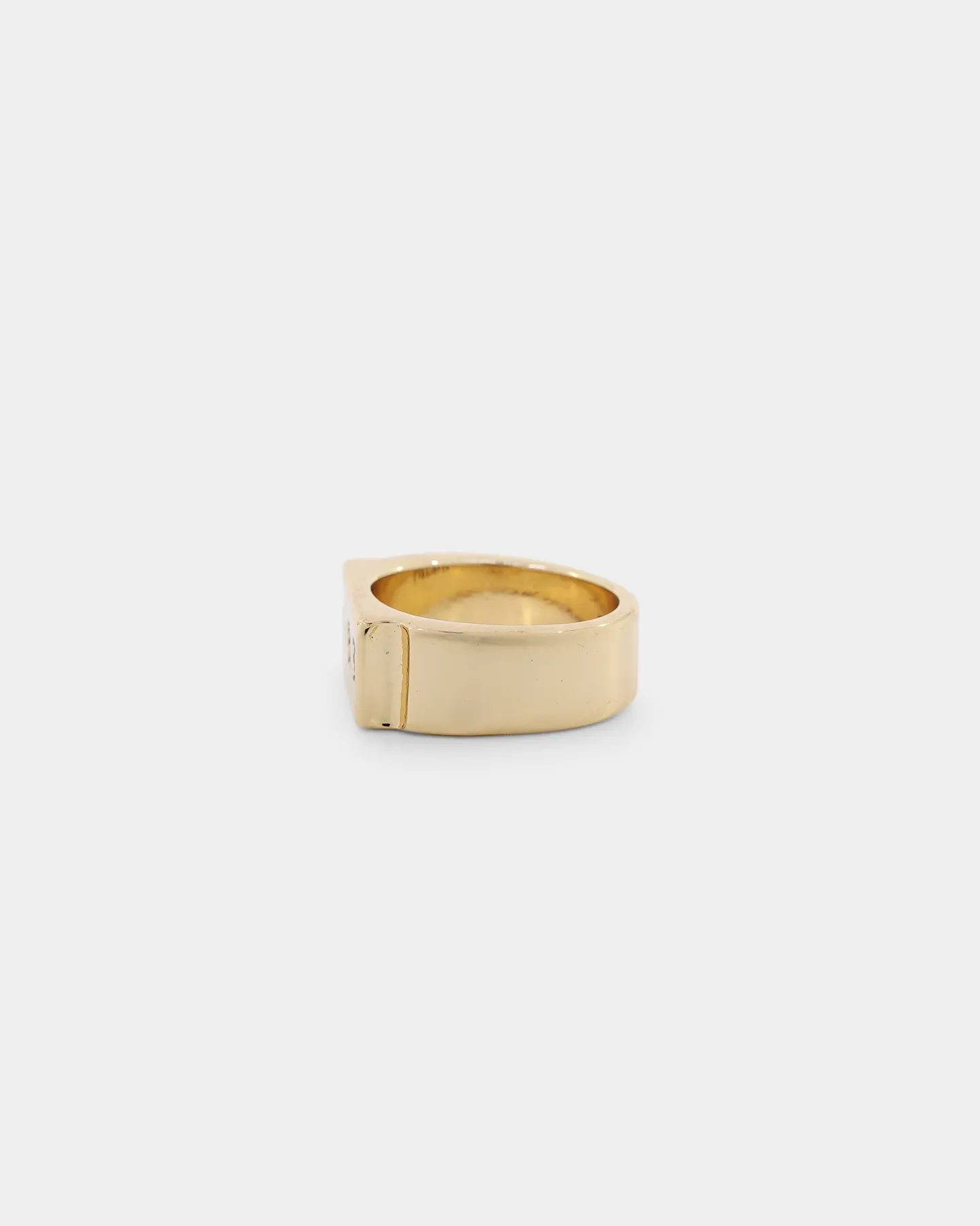 Wild for the Weekend Fired Signet Ring Gold